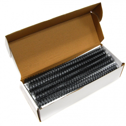 Пружины металлические, А4, 12,7мм (1/2"), черные, 100 шт. в упаковке